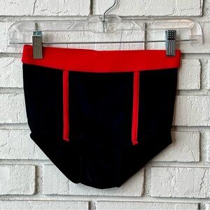 CosiG Black and Red High-Waisted Briefs